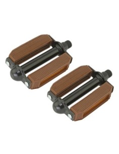 507 Block Pvc Pedals 9/16 Brown/Black.